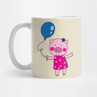 cute piggy girl Mug